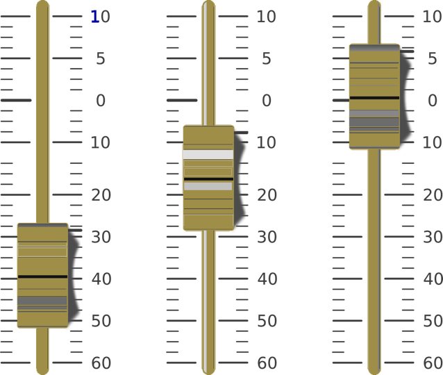 Mischpult gold