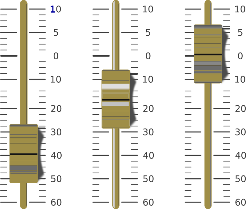 Mischpult gold